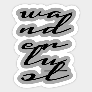 Wanderlust Sticker